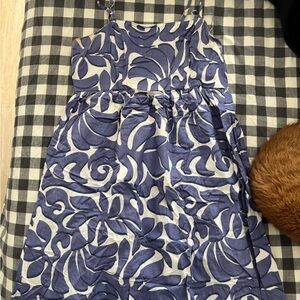 Floral Blue maxi Dress